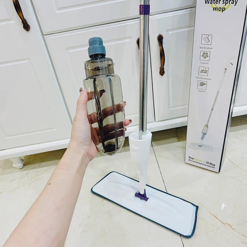 Cây lau nhà kèm phun nước cầm tay Water spray Mop( cây lau nhà kèm phun sương)