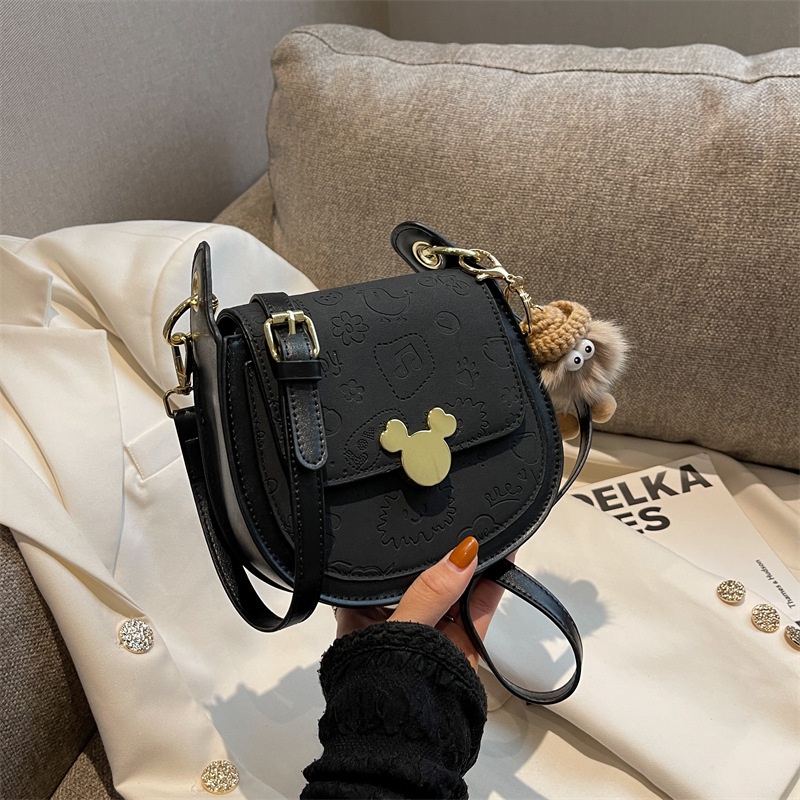 Túi Đeo Chéo Màu Trơn Đơn Giản Dễ Phối Đồ Hợp Thời Trang