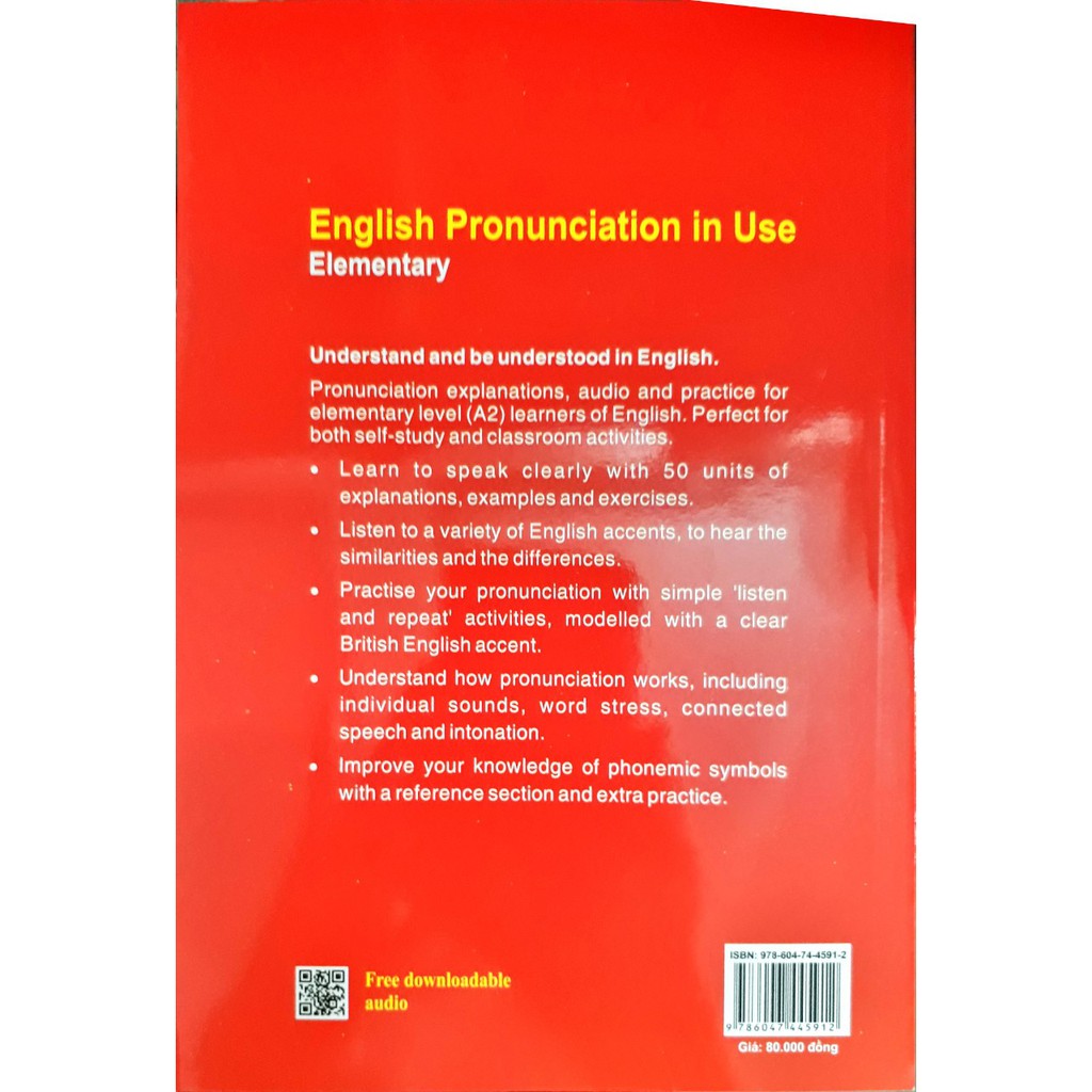 Sách - Luyện kỹ năng phát âm tiếng Anh (English Pronunciation In Use) - Elementary