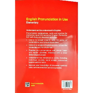 Sách - Luyện kỹ năng phát âm tiếng Anh (English Pronunciation In Use) - Elementary