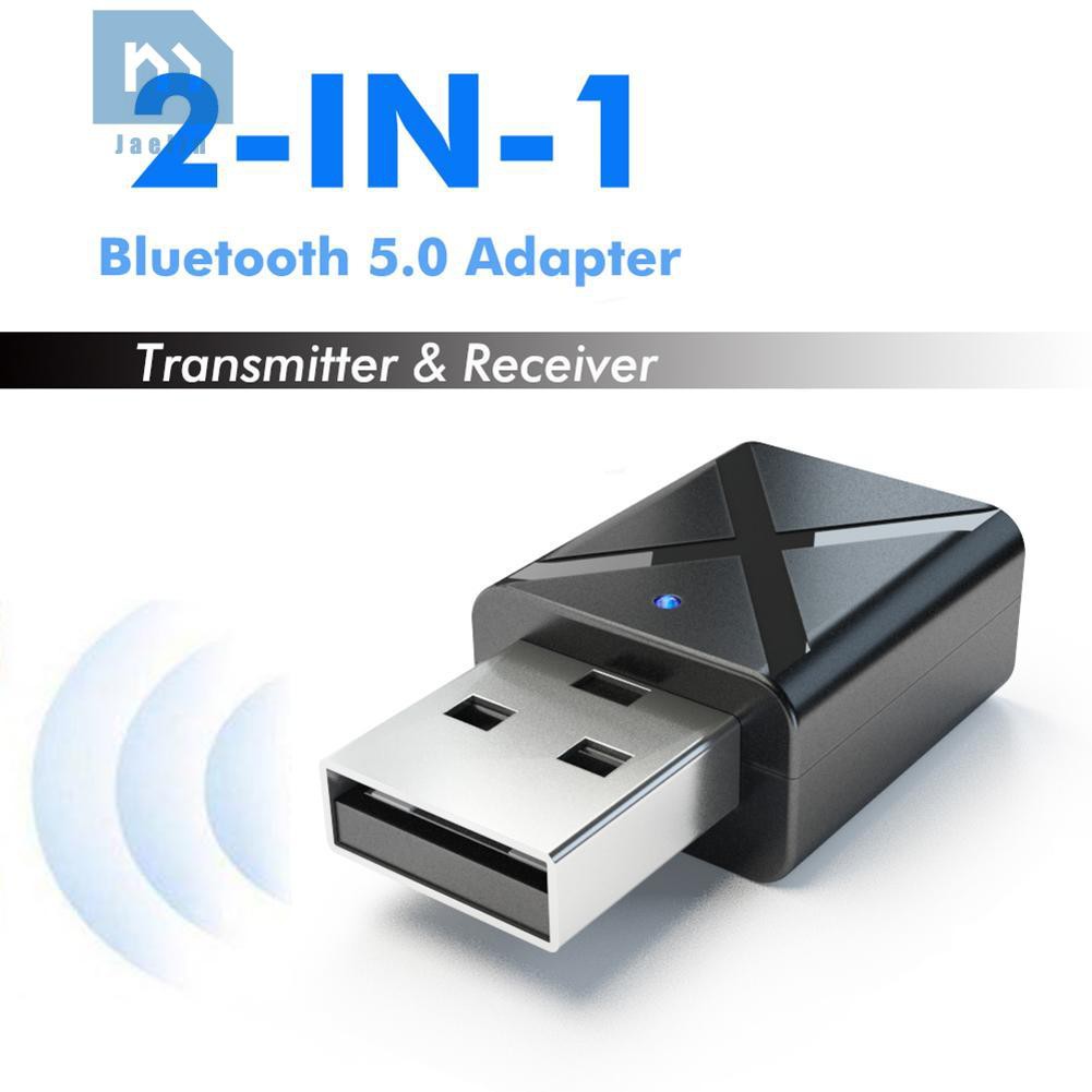 Thiết bị phát và nhận tín hiệu bluetooth 5.0 có đầu USB kèm dây AUX