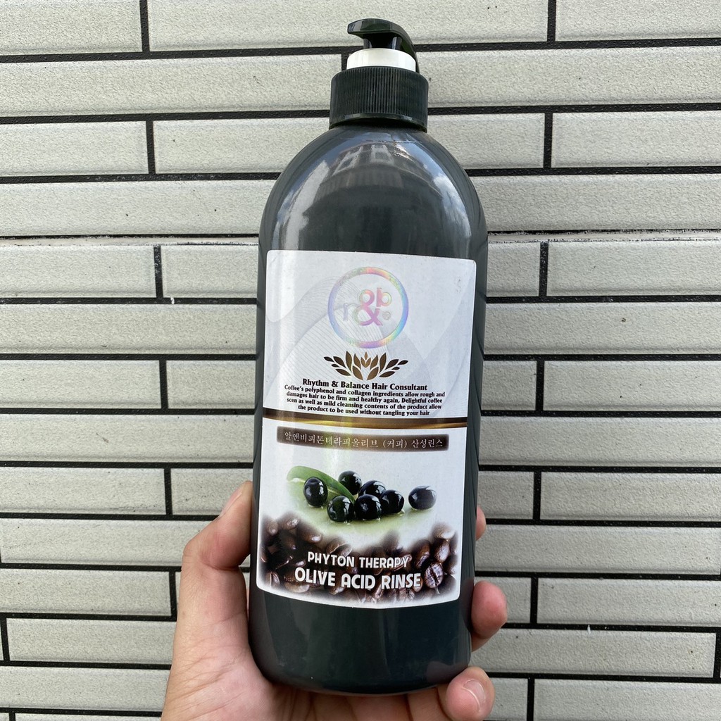 Dầu xả hương cà phê R&amp;B Olive Acid Rinse 600ml