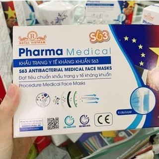 Hộp 50 chiếc Khẩu Trang Y Tế 4 lớp KHÁNG KHUẨN, Hàng CHUẨN có chứng nhận của bộ Y Tế, đủ hóa đơn giấy tờ.