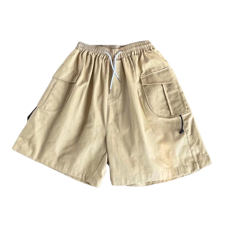 Quần ngắn ống rộng Nhiều Túi Phong Cách Hip Hop Cho Nam