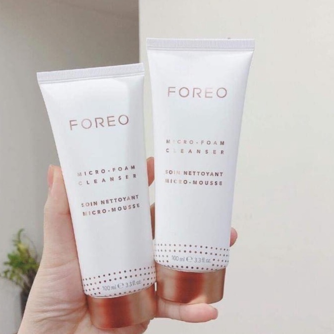 Sữa Rửa Mặt Tạo Bọt Giúp Sạch Sâu Foreo Micro Foam Cleanser 100ml