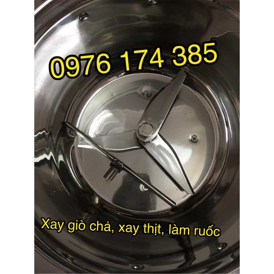 Máy xay giò chả 3kg hai lớp giữ lạnh