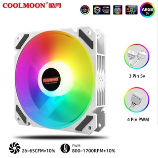 Quạt Tản Nhiệt, Fan Case Coolmoon Y2 , Quạt Làm Mát Máy Tính
