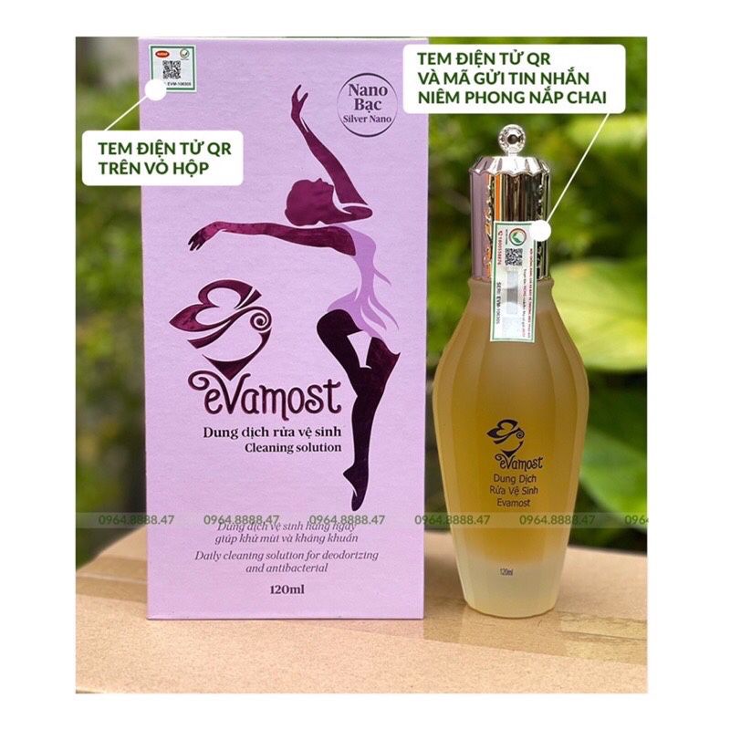 Dung dịch vệ sinh phụ nữ EVAMOST 120ML