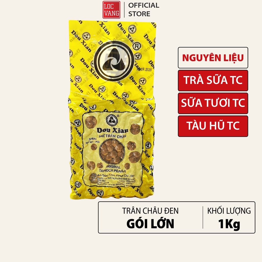 [Mã 157FMCGSALE giảm 8% đơn 500K] Trân Châu Đen Nguyên Liệu Làm Trà Sữa 1Kg