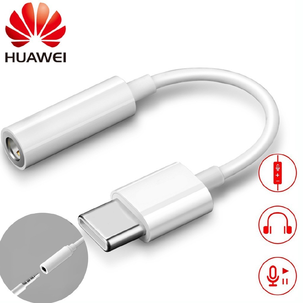Cáp Huawei Type C 3.5 / USB C sang 3.5mm AUX cho Huawei P10 P20 Pro / Xiaomi