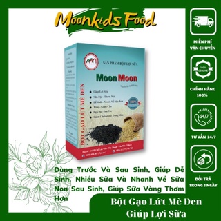 Bột gạo lứt mè đen giúp lợi sữa, hỗ trợ giảm cân, giúp đẹp da và cung cấp chất dinh dưỡng