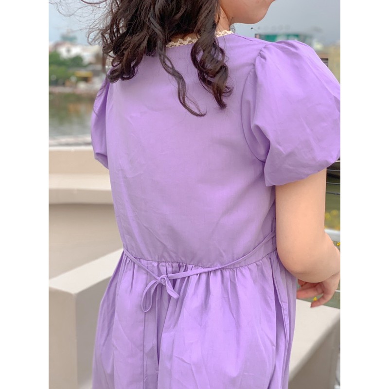 Đầm Babydoll tím