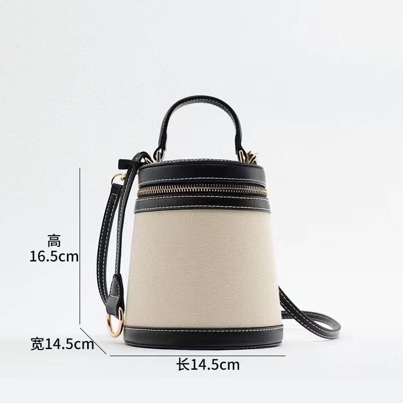 Túi Zara cặp lồng trụ tròn