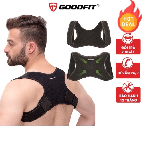 Đai chống gù lưng chính hãng GoodFit GF711P- Lema Sport