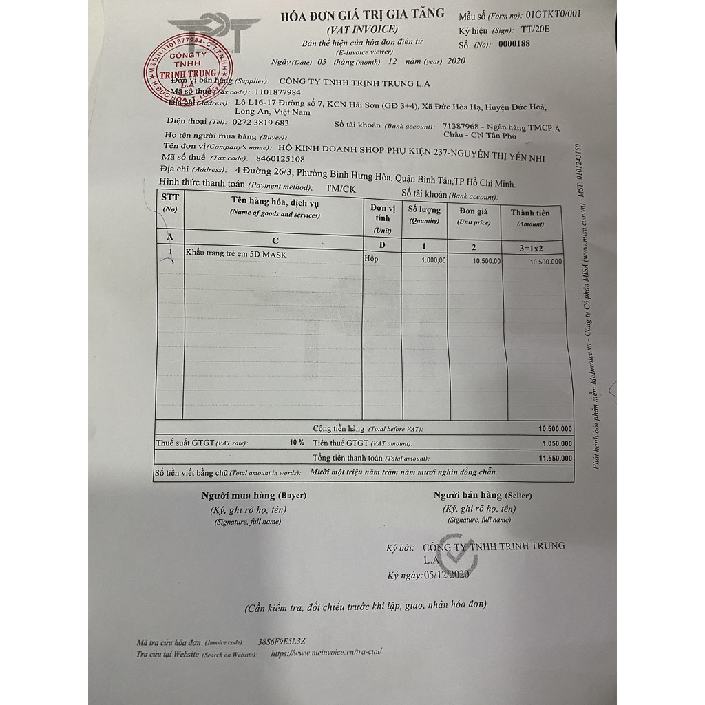 Khẩu trang trẻ em 5D mask hàng công ty Nam Anh Famapro hộp gồm 10 cái | BigBuy360 - bigbuy360.vn