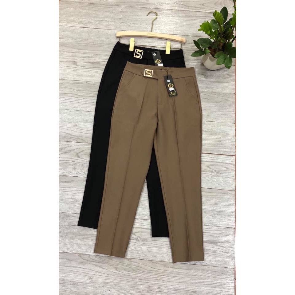 quần lụa dáng baggy