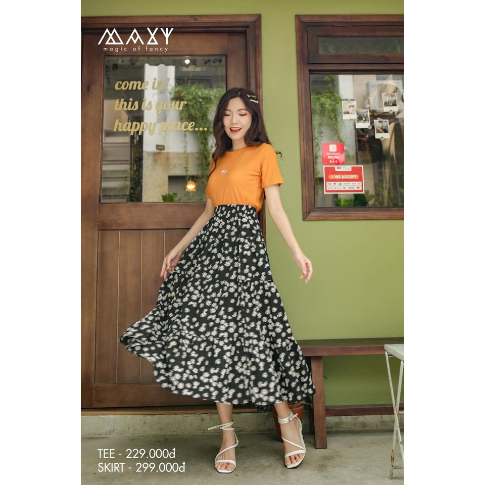 Chân váy dáng dài xoè tầng ruffer skirt Maxy Workshop | BigBuy360 - bigbuy360.vn