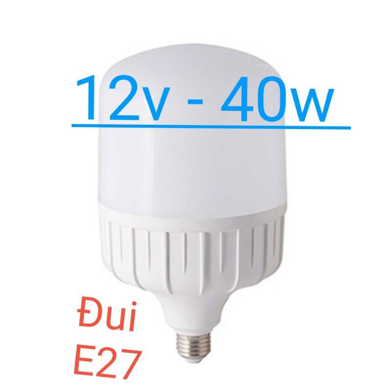 Bóng đèn led loại tốt dùng bình ắc quy có đuôi e27