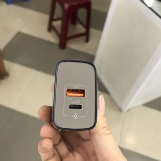 Củ sạc 2 cổng Baseus Mirror Lake ( USB +Type C ) Pd 3.0 18w