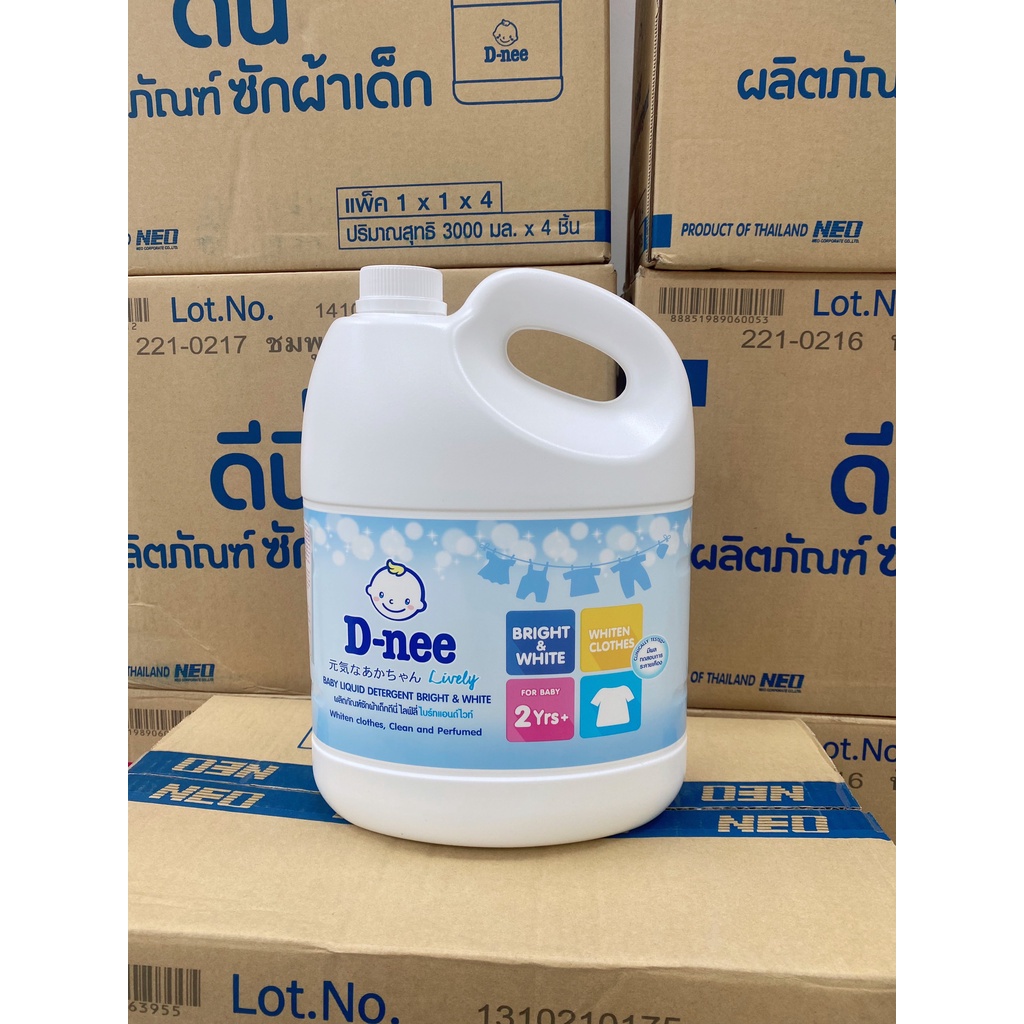Nước giặt xả Dnee Thái có tem Đại Thịnh 3000ml