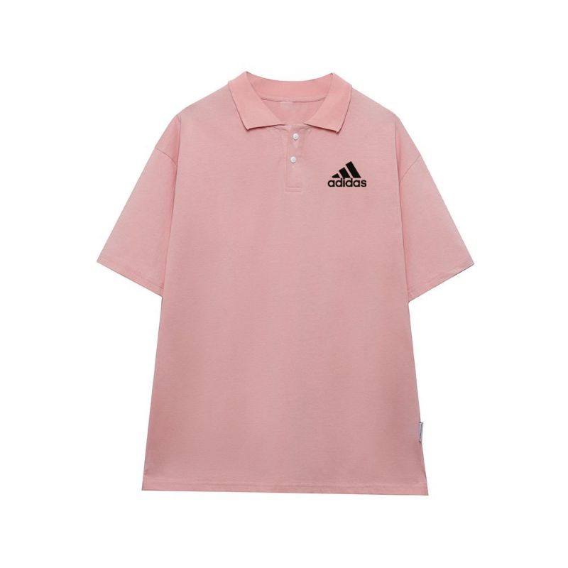 Áo polo Full size unisex tay lỡ logo adi