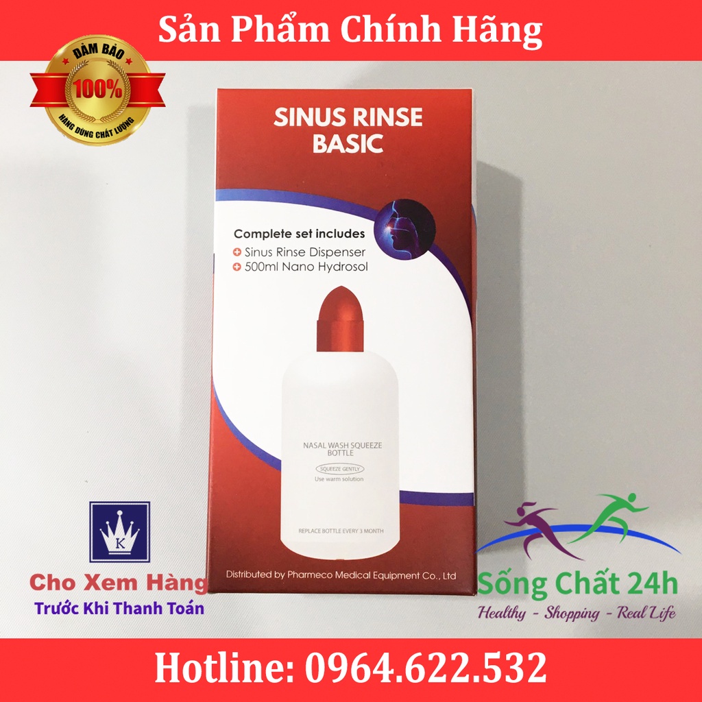 Bình Rửa Mũi Sinus Rine Basic Tốt Nhất - Sống Chất 24h