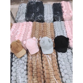 Mũ lưỡi chai 2 quả bông