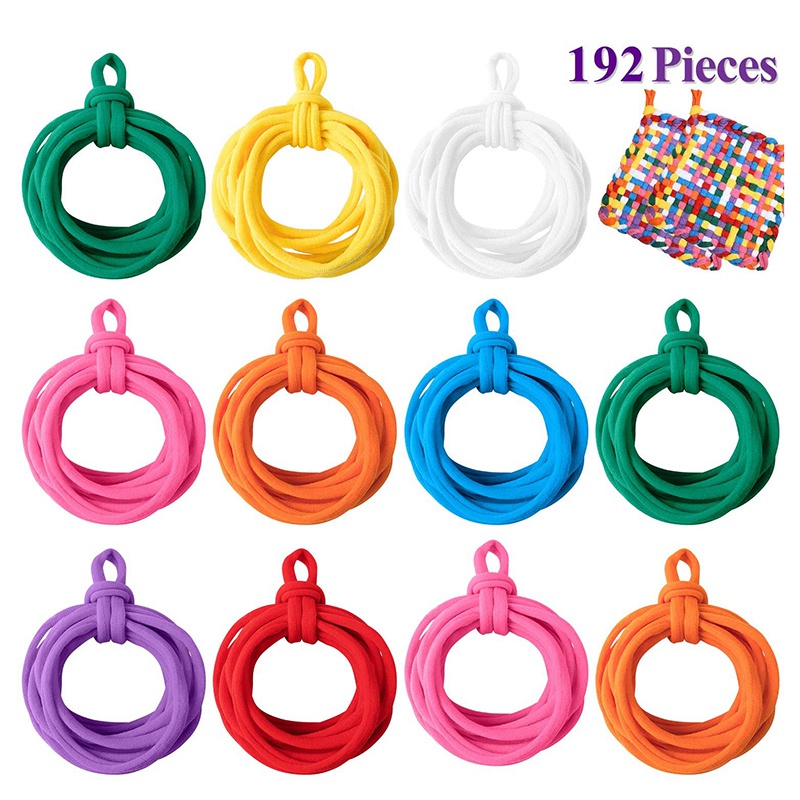 Set 192 Vòng Dệt Thủ Công Nhiều Màu Sắc
