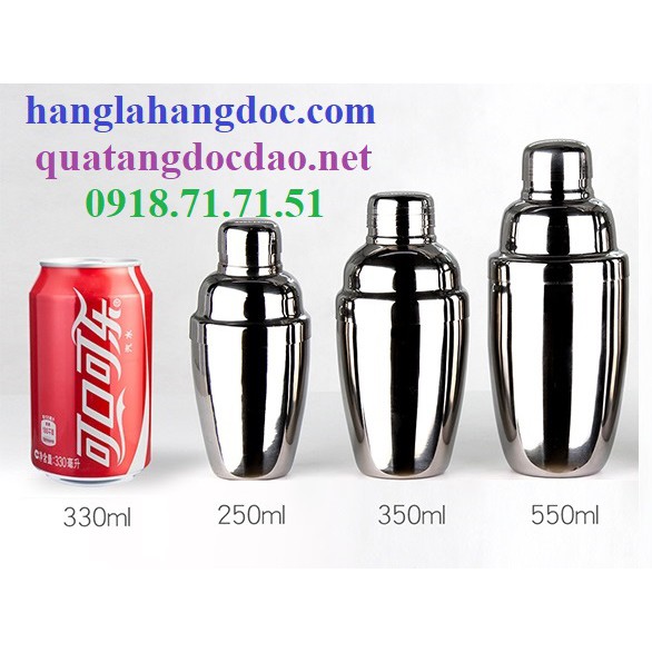 Bình inox pha chế 550ml cỡ đại cao cấp