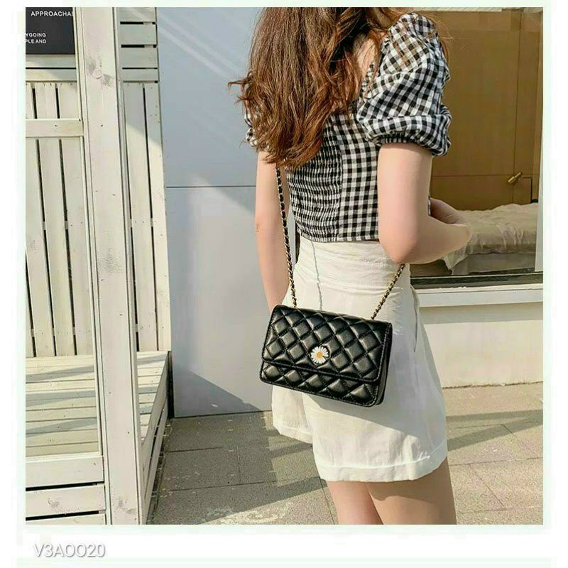 TÚI XÁCH NỮ CẦM TAY HOA CÚC 20*14cm  THỜI TRANG TÚI KẸP NÁCH DA SANG TRỌNG PHONG CÁCH  + HÌNH THẬT HOT TREND M55 | BigBuy360 - bigbuy360.vn