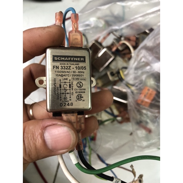 Lọc nguồn Scahaffner made in ThaiLan mini tháo máy ý tế
