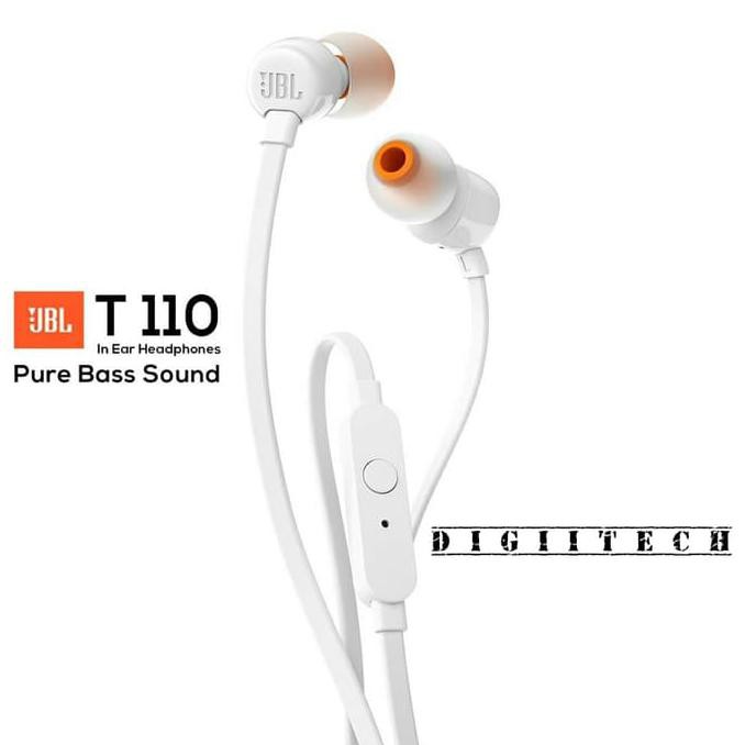 Tai Nghe Nhét Tai Jbl T110 Có Micro Màu Đen