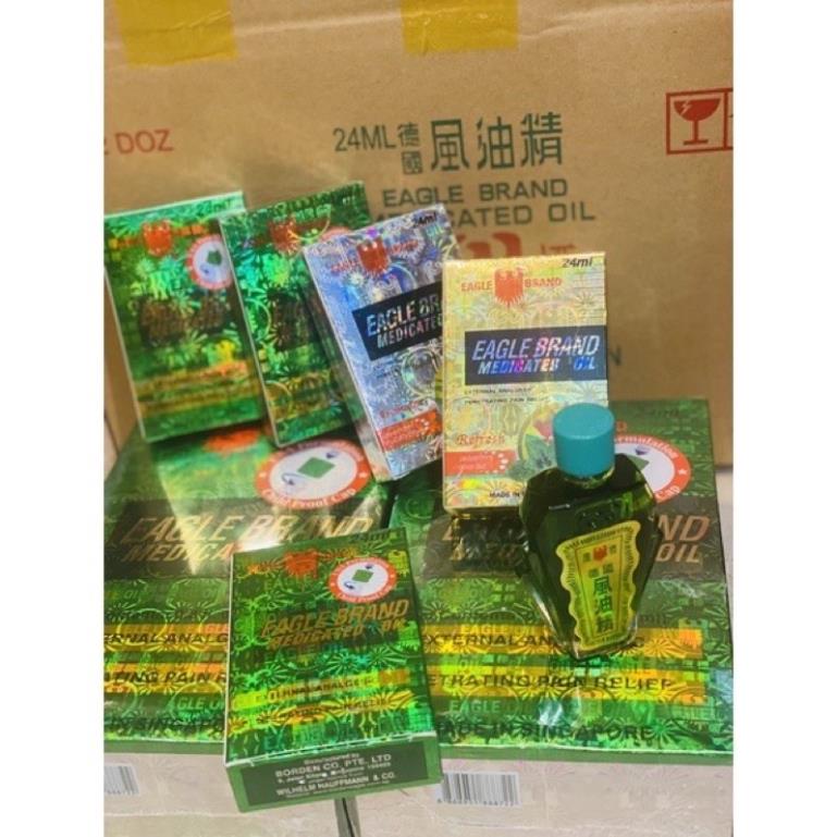 Dầu gió Eagle Brand, Dầu gió con ó 24ml Singapore date 2025