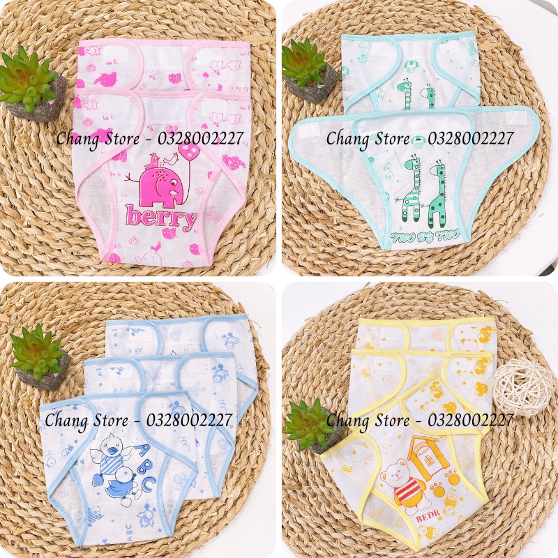 Set 10 Tã Dán Vải Baby Cho Bé Từ 3-8kg