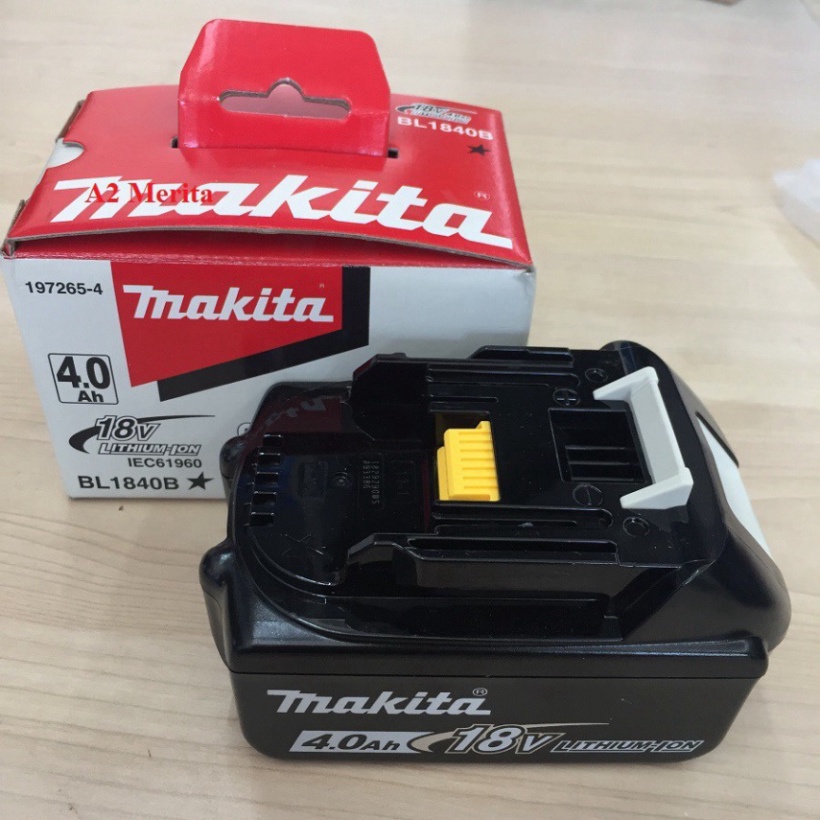 Pin 18v Makita xịn BL1840B  197265-4 giá rẻ