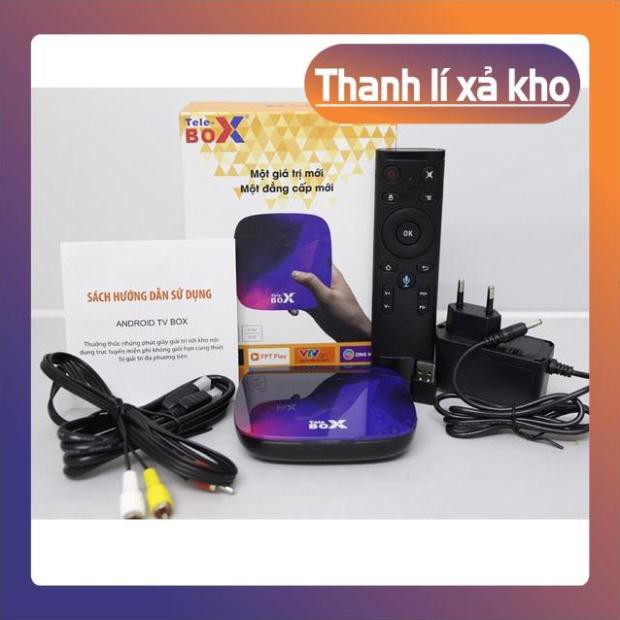 free ship Android Tivibox T8 PLUS mini phiên bản Ram 2GB và Bộ nhớ trong 16GB - BH 1 năm , tặng kèm khiển giọng nói