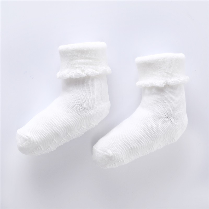 Vớ Mikrdoo bằng cotton mềm mại thoáng khí độ co giãn tốt 8-16cm dành cho bé 0-24 tháng