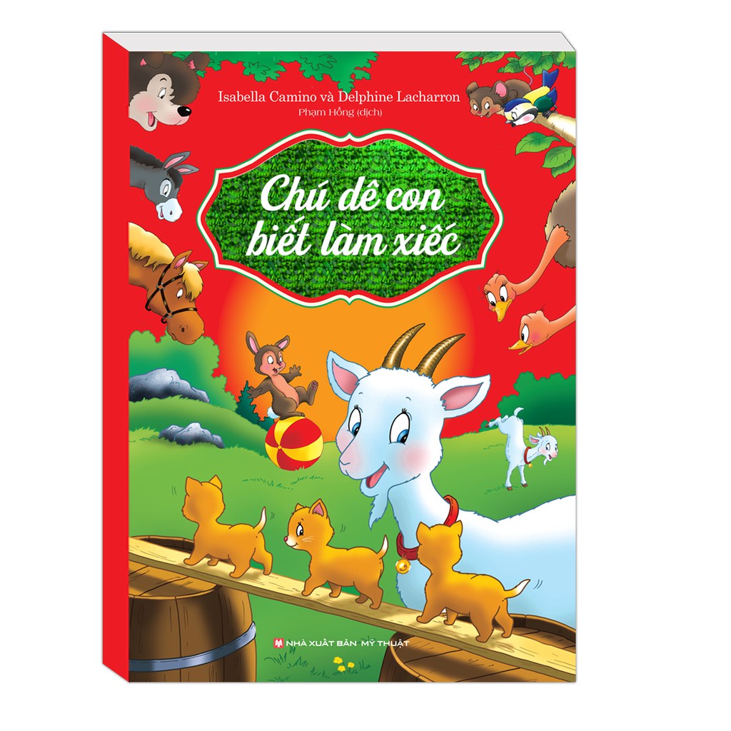 Sách - Chú dê con biết làm xiếc (bìa mềm) Tặng Bookmark