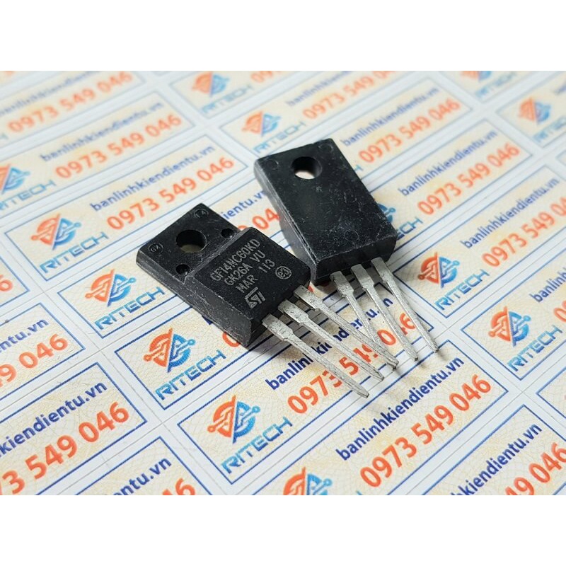 [Combo 2 con] GF14NC60KD, STGF14NC60KD IGBT N-channel 14A - 600V TO-220F