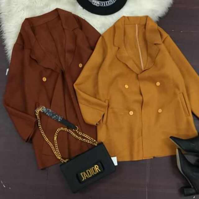 Áo dạ cổ vest