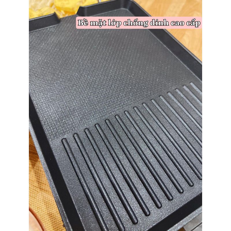 Bếp nướng điện không khói Lebenlang thương hiệu Đức, công suất 700W LBEE6758-EC