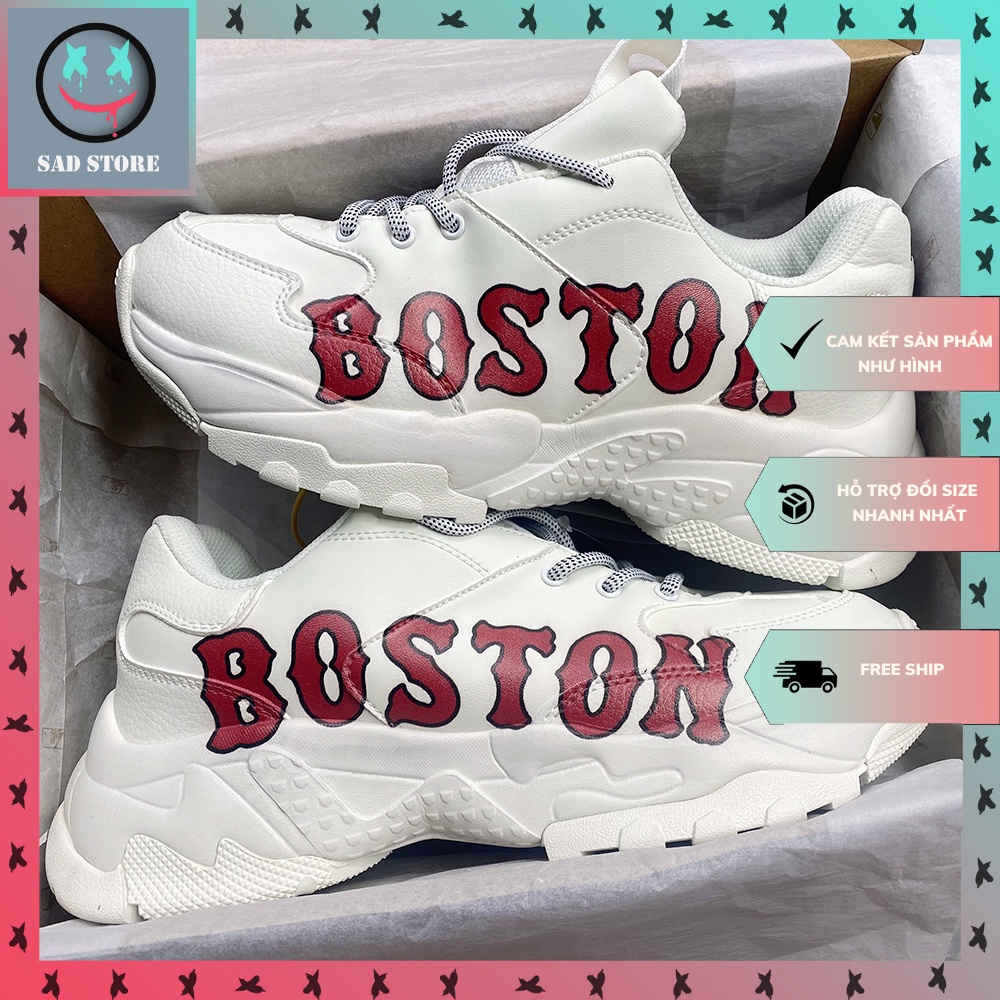 GIày MLB Nam Nữ, Giày Sneaker MLB NY In 3D Đế Tăng Chiều Cao Thời Trang Hàng Cao Cấp Full Box + Bill | BigBuy360 - bigbuy360.vn