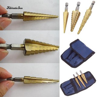 Bộ 3 mũi khoan thép gió thay đổi nhanh chóng