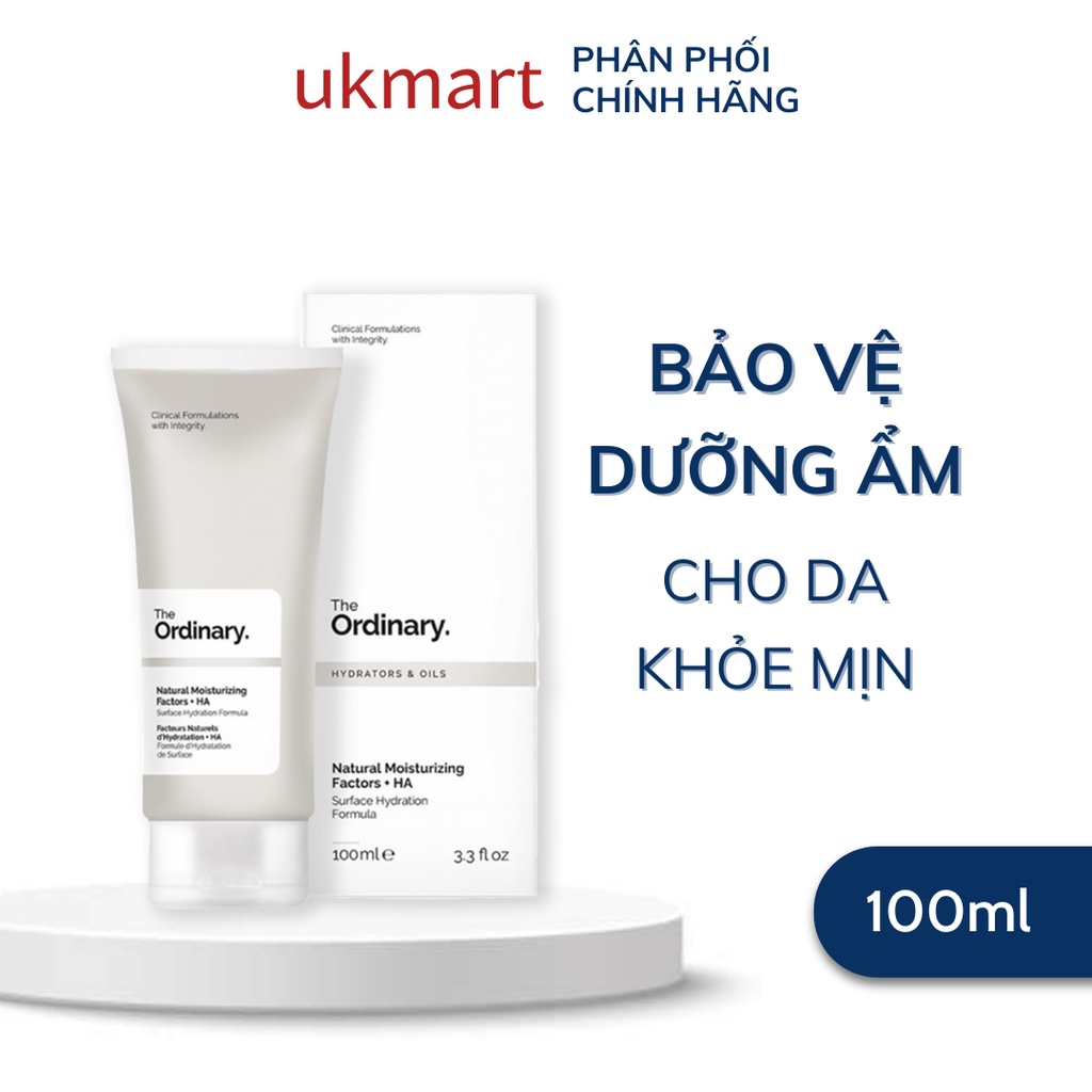 Kem Dưỡng Ẩm Tự Nhiên The Ordinary Natural Moisturizing Factors + HA 100ml