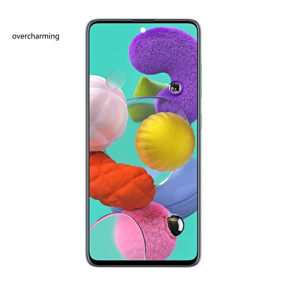 Bộ kính điện thoại mặt trước có keo UV cho Samsung Galaxy A51 5G A515 A71