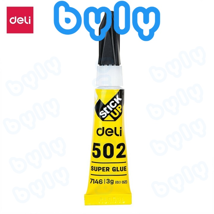 Keo dán 502 siêu dính tiện lợi Deli 7146 sản phẩm chính hãng chất lượng cao - ByLy Store