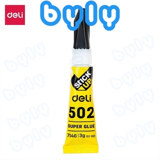 [Ship hỏa tốc] Keo dán 502 siêu dính tiện lợi Deli 7146 sản phẩm chính hãng chất lượng cao - ByLy Store