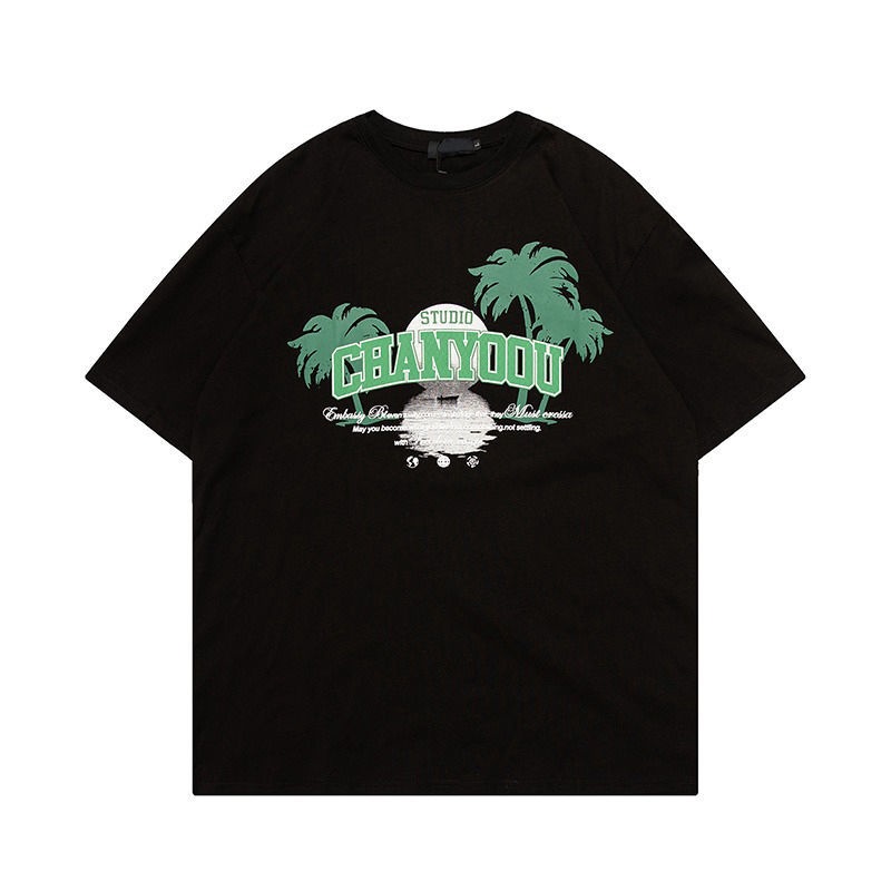 Áo Thun Tay Ngắn In Hình Thời Trang Cá Tính