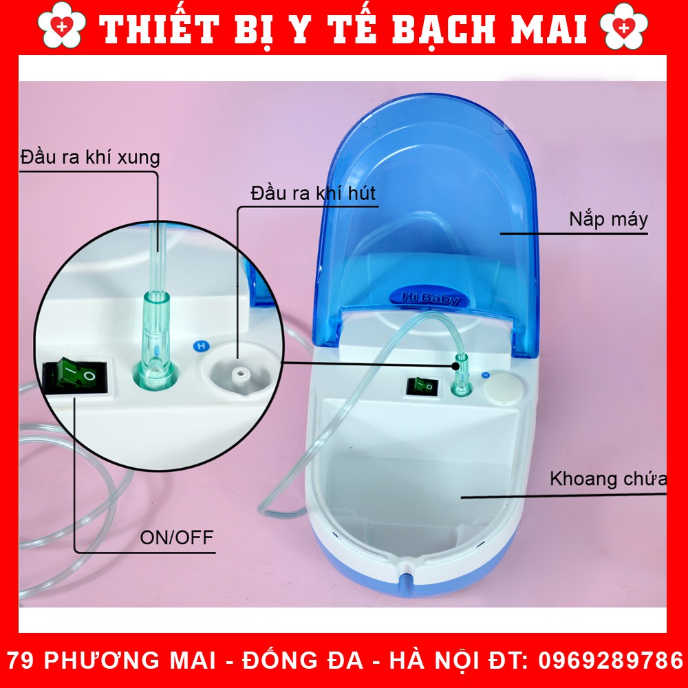 Máy Hút Mũi Hi Baby 2 Chức Năng - [Hút Dịch Mũi, Xông Khí Dung]