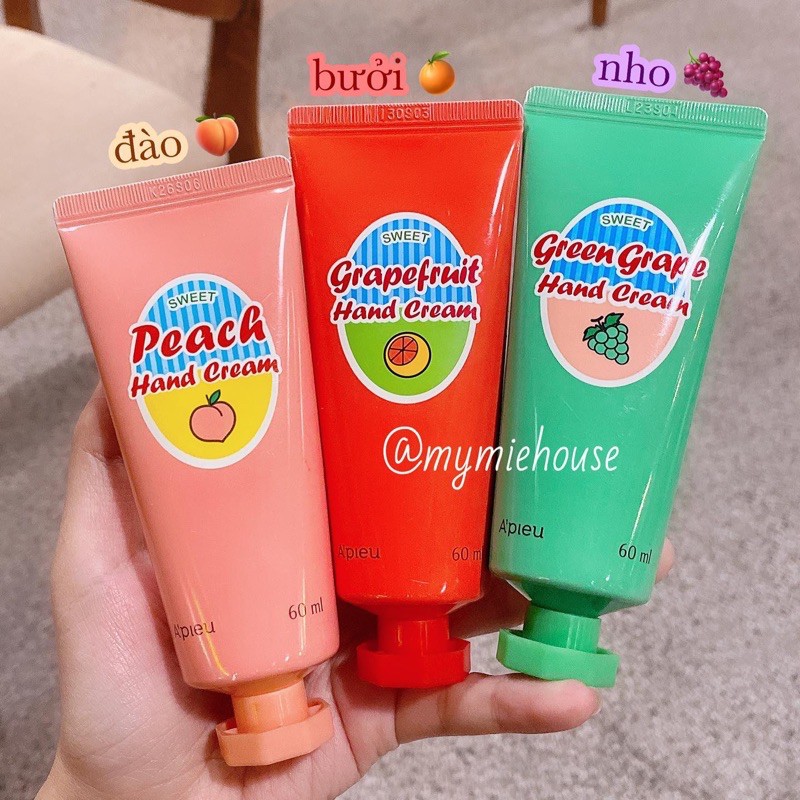 KEM DƯỠNG DA TAY HAND CREAM A'PIEU PEACH / GRAPEFRUIT